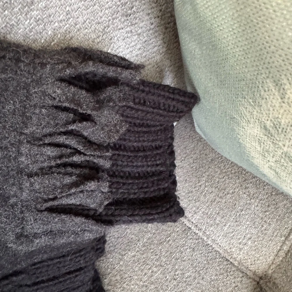 Anthropologie Sleeping on snow Poncho cabled cotillion wool alpaca pullover NWOT - Picture 12 of 14